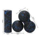 3 in 1 Foam Roller Set with Peanut Massage Ball,Yoga Roller, Massage