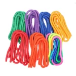 1PC Gymnastics Arts Rope Jumping Rope Exercise Fitness Rainbow Color