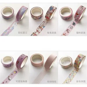1Pcs Kawaii Cartoon Decoration Tape Paper Washi Masking Tape Creative