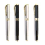 1Pcs Luxury Brand Roller Ballpoint Pen Metal Office School Supplies
