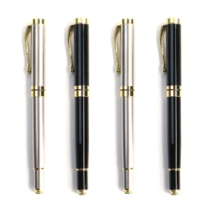 1Pcs Luxury Brand Roller Ballpoint Pen Metal Office School Supplies